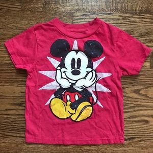 SOLD: 5/$25🟡 Mickey Mouse 4T tee